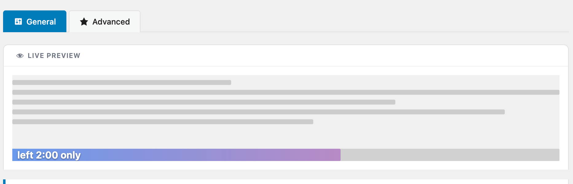 ReadNinja-Leiste mit Verbleibende-Zeit-Badge